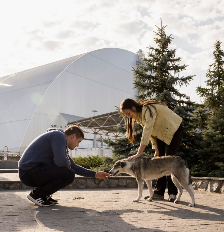 Triff die Hunde von Chernobyl