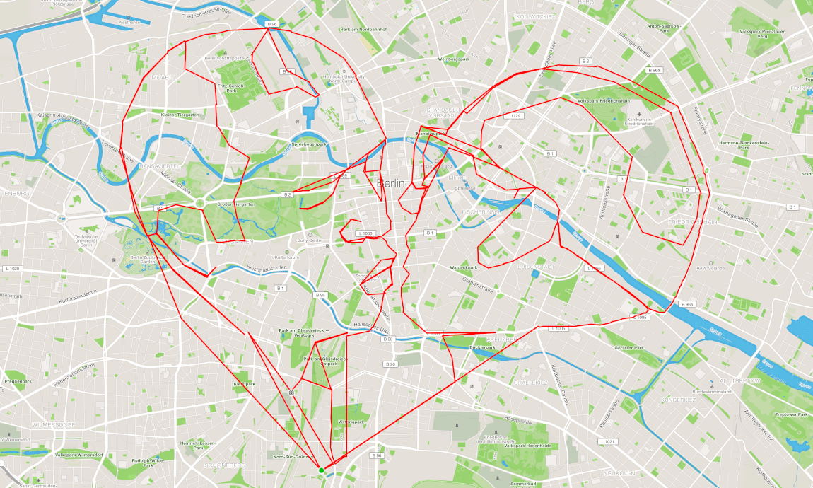 Bruderkuss Strava-Kunstwerk